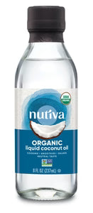 Nutiva Liquid Coconut Oil, Organic 8 oz