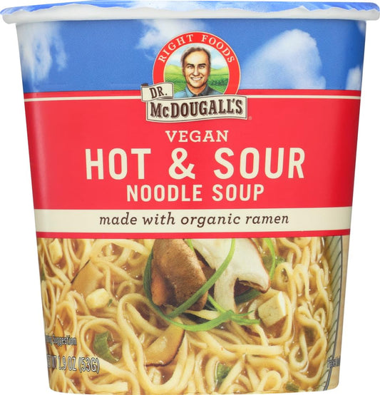 Dr. McDougall's Vegan Hot & Sour Noodle Soup 1.9 oz.