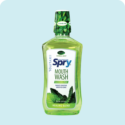 Spry Mouth Wash Made with Zylitol 16 fl oz
