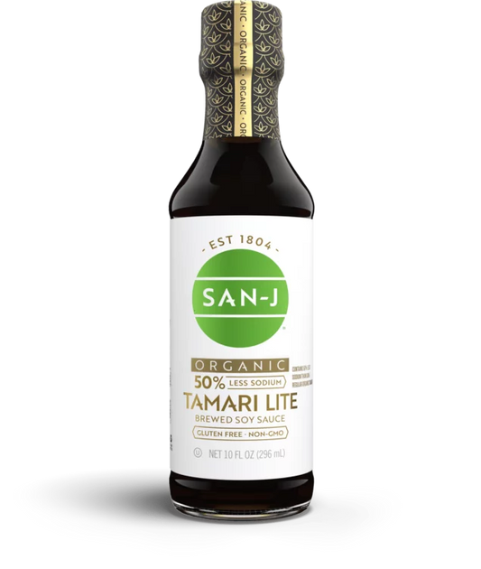 SAN-J Organic 50% Less Sodium Tamari Lite Brewed Soy Sauce
