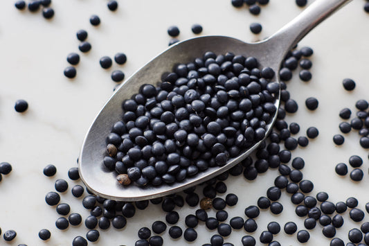 Organic Black Beluga Lentils, Dry