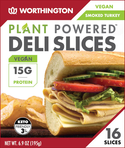 Worthington Vegan Deli Slices 6.9 oz