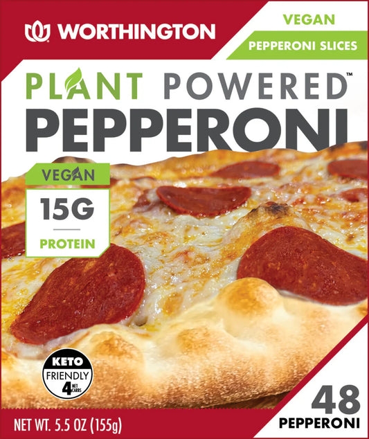 Worthington Vegan Pepperoni Slices 5.5 oz