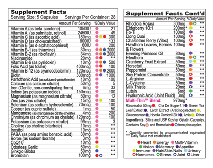 Years Plus Woman Complete Multivitamin 140 Capsules