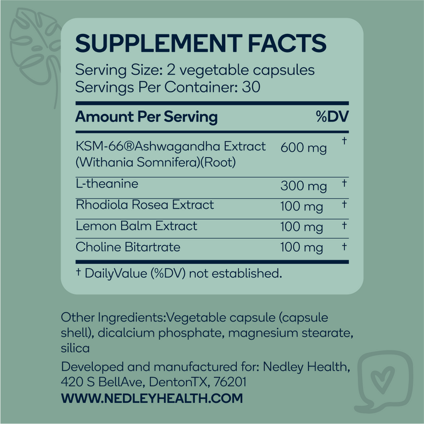 CALM by Nedley Health, 60 Capsules