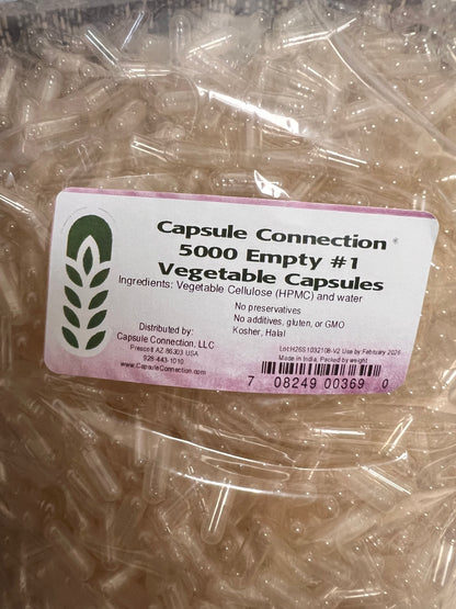 DIY 5k Size #1 Veg Capsules