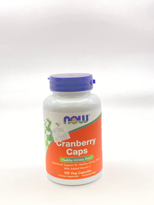 NOW Cranberry Caps 100 Veg Capsules