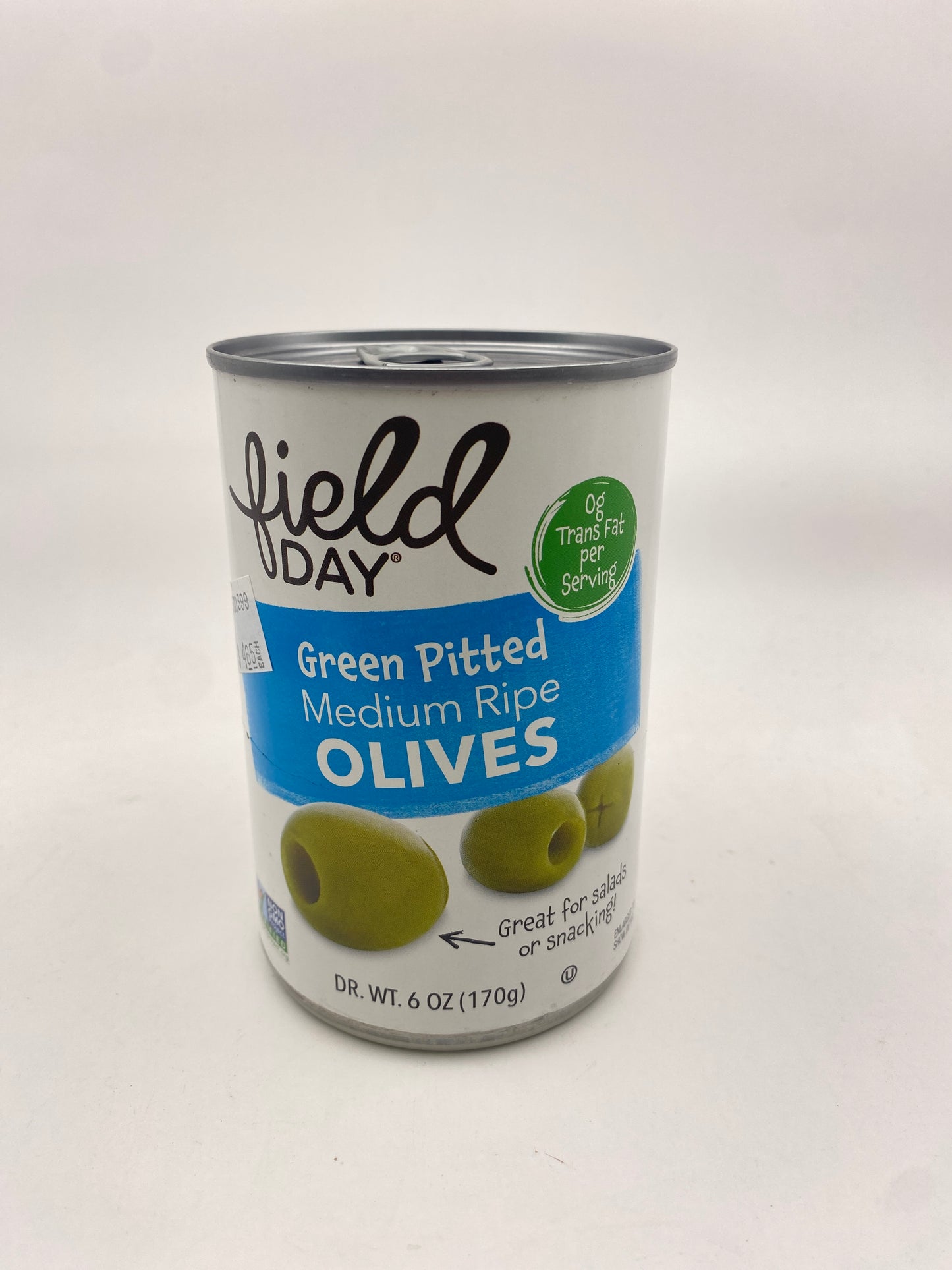 Green Pitted Medium Olives 6oz