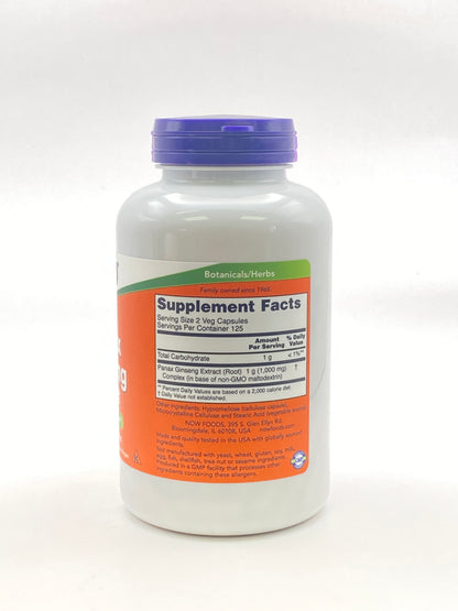 Panax Ginseng Extract 250 Veg