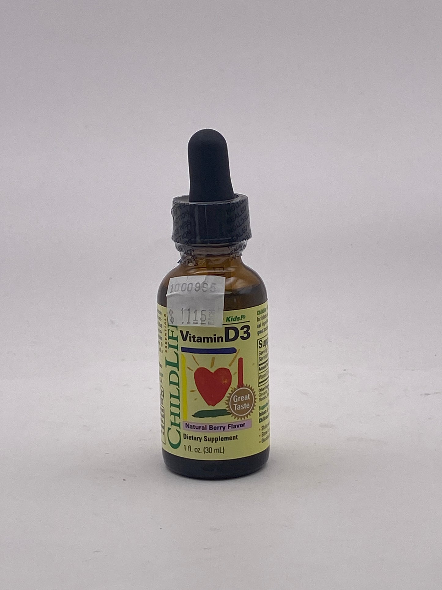 Kid's Liquid Vitamin D3 1 fl oz, ChildLife Essentials