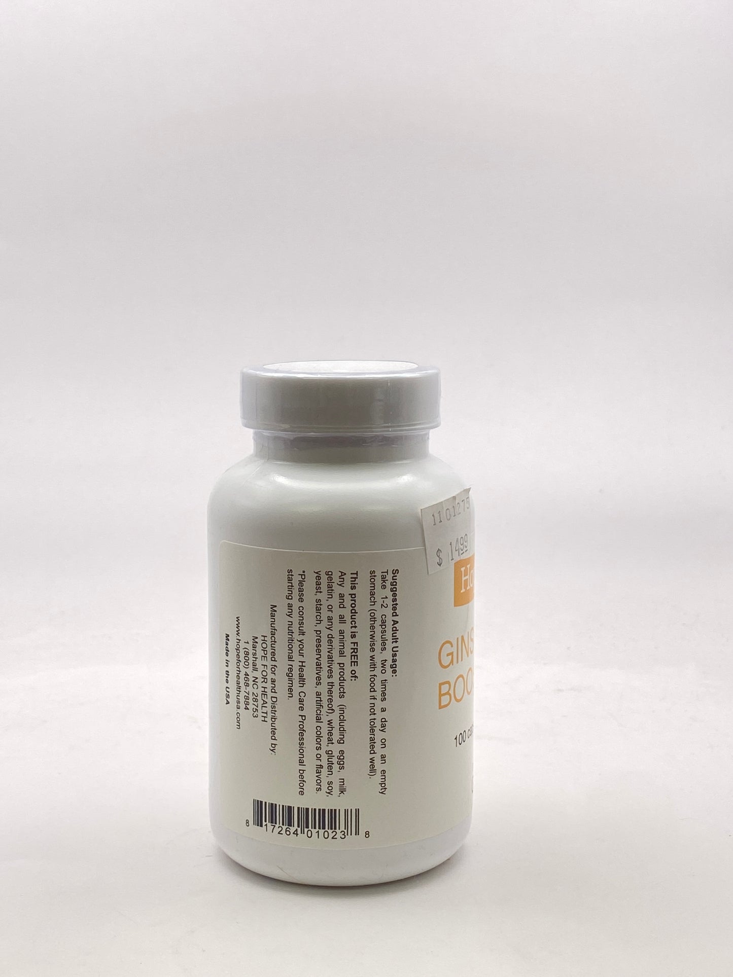 Hope for health Ginseng Boost 100 capsules