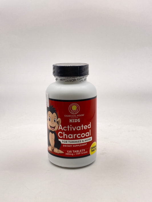 Kids activated Charcoal for tummies and more 135 tablets