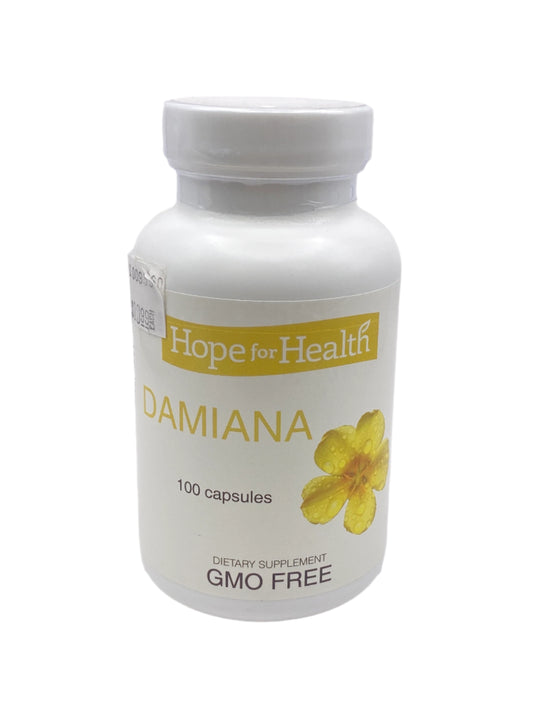 Damiana 100 Capsules hope for health