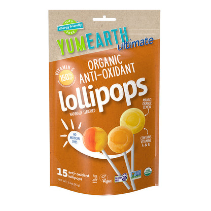 Yum Earth Ultimate Lollipops 15 Ct