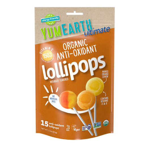 Yum Earth Ultimate Lollipops 15 Ct