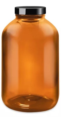 Amber Glass Jar 32 oz