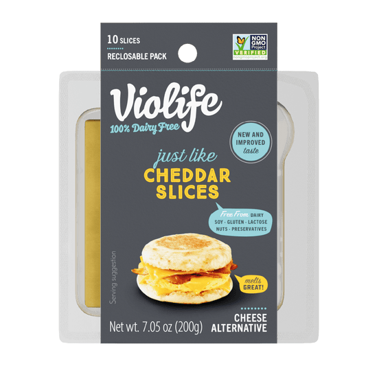 Violife 100% Dairy free just like Cheddar Slices 7.05 oz
