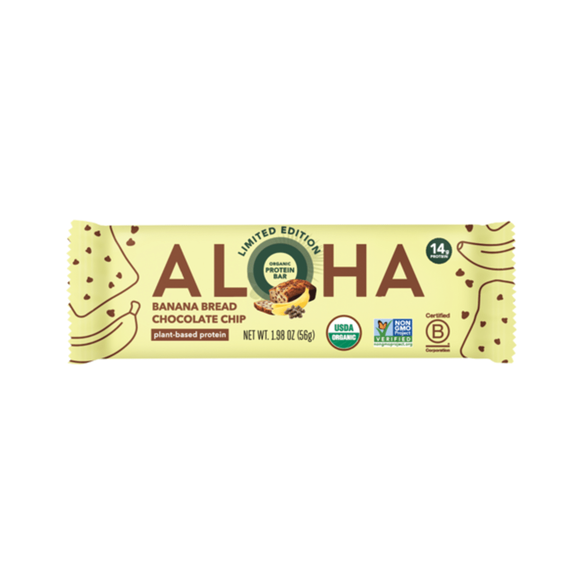 Aloha Protein Bar  1.98 oz
