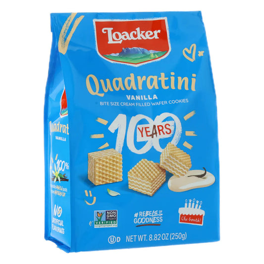Loacker Quadratini Vanilla Wafers 8.82 oz.