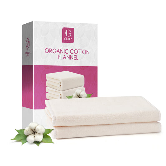 Org Cotton Flannel 15.7"x7"