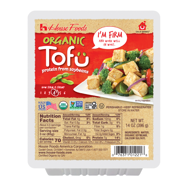 Organic Tofu  Firm 16 oz., House Foods