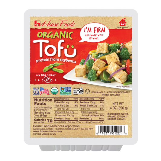 Organic Tofu  Firm 16 oz., House Foods