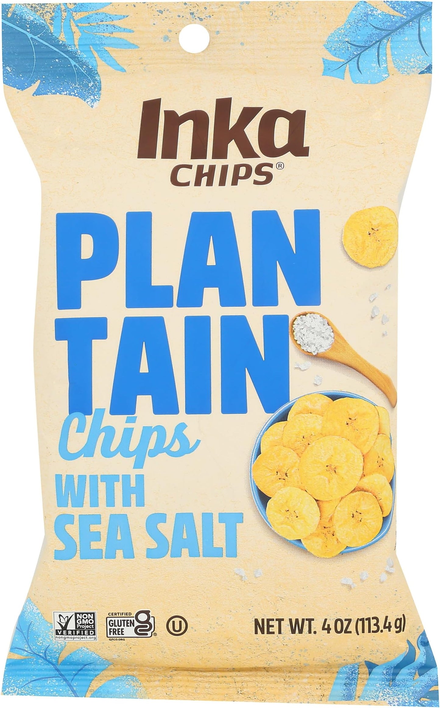 Inka Plantain Chips, Original 4oz