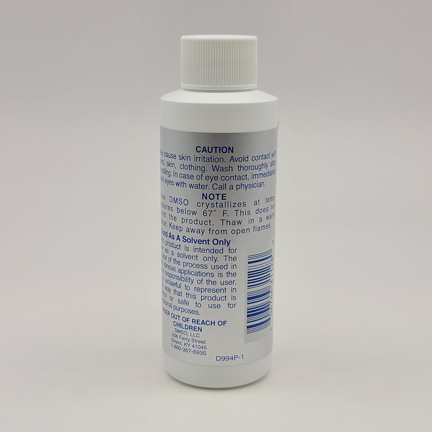 DMSO 99.9% pure 4 fl oz.