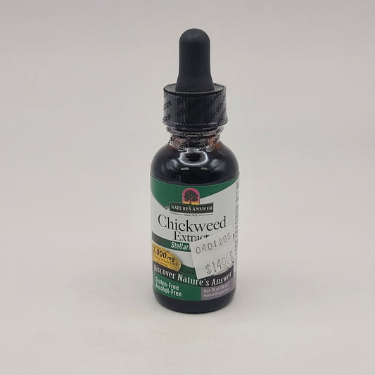 Nature’s Answer Chickweed Extract 1 fl oz.