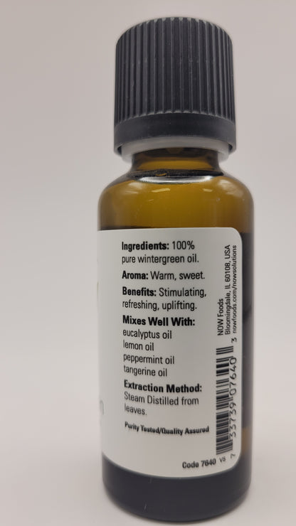 NOW Wintergreen Essential Oil      1 oz.
