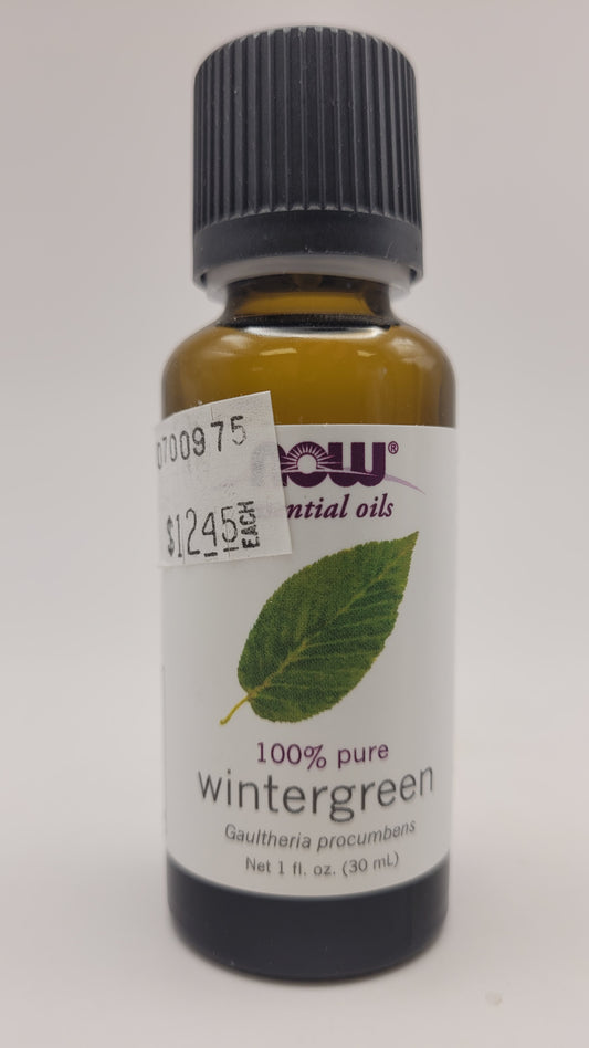 NOW Wintergreen Essential Oil      1 oz.