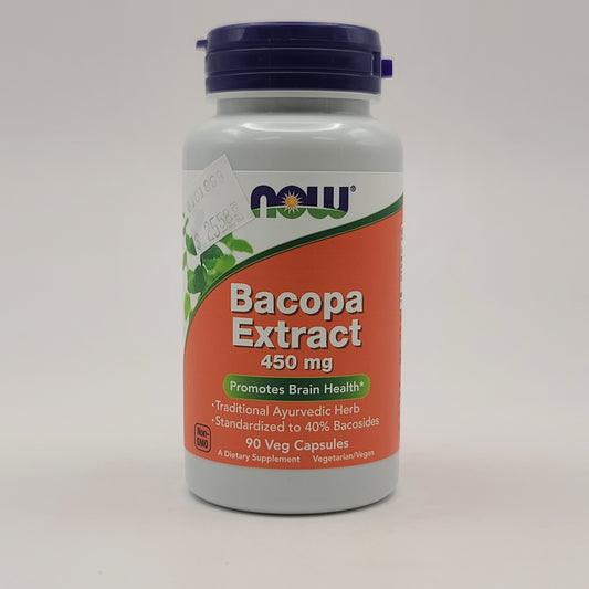 Bacopa Extract 450 mg, 90 Veg Capsules