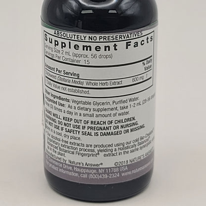 Nature’s Answer Chickweed Extract 1 fl oz.