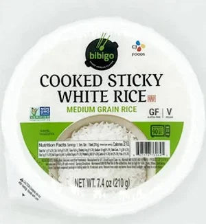 Cooked Rice, Sticky White 7.4 oz