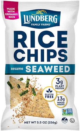 Sesame Seaweed Rice Chips, Organic  5.5 oz