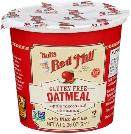 Bob's Red Mill GF Oatmeal Cups  2.5 oz.