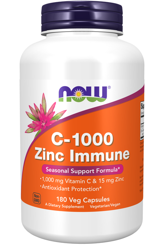 C-1000 Zinc Immune 180 Veg Capsules