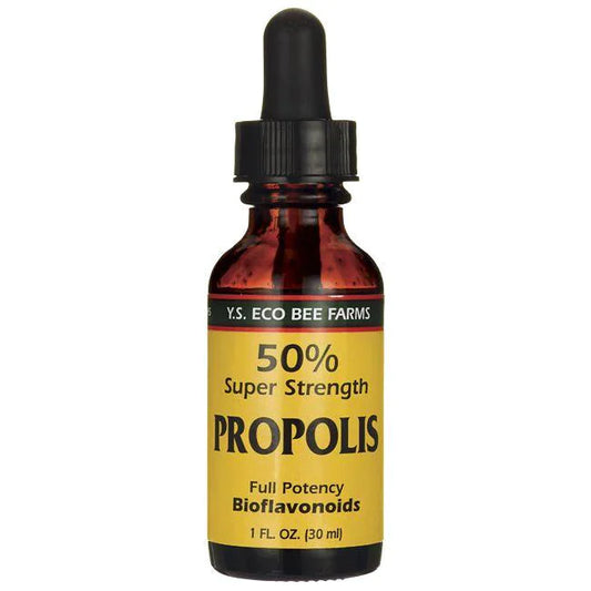 Propolis 50% Tincture (50% grain alcohol) 1fl. oz