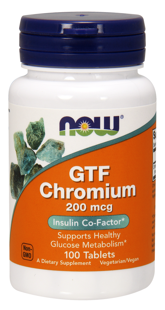 GTF Chromium 200 mcg  100 Tablets