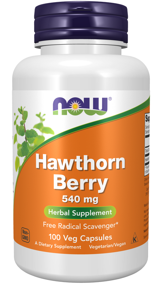 Hawthorn Berry 540 mg 100 Veg Capsules