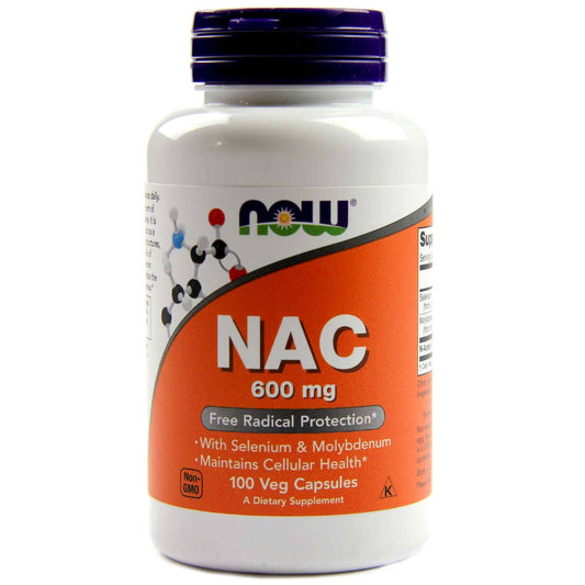NAC N-Acetyl Cysteine 600 mg 100 Veg Caps