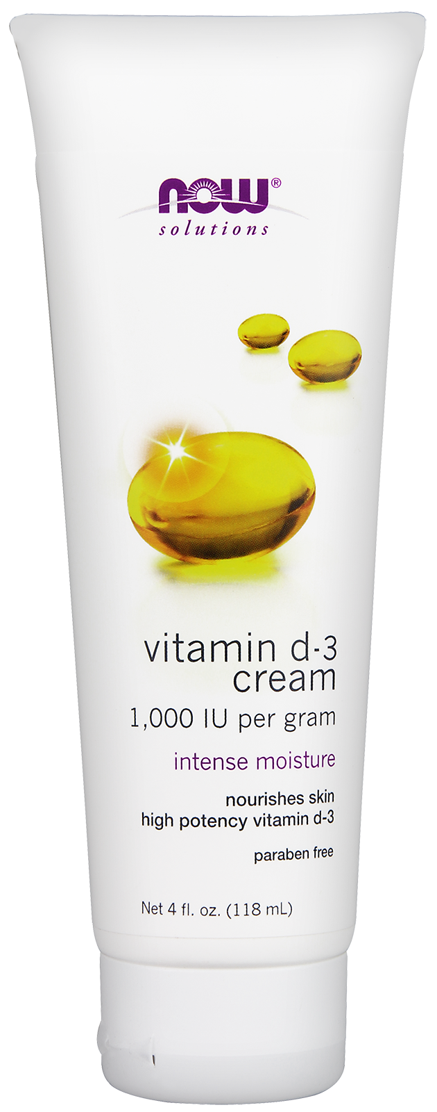 Vitamin D-3 Cream 1,000 IU Per Gram Intense Moisture 4 fl oz