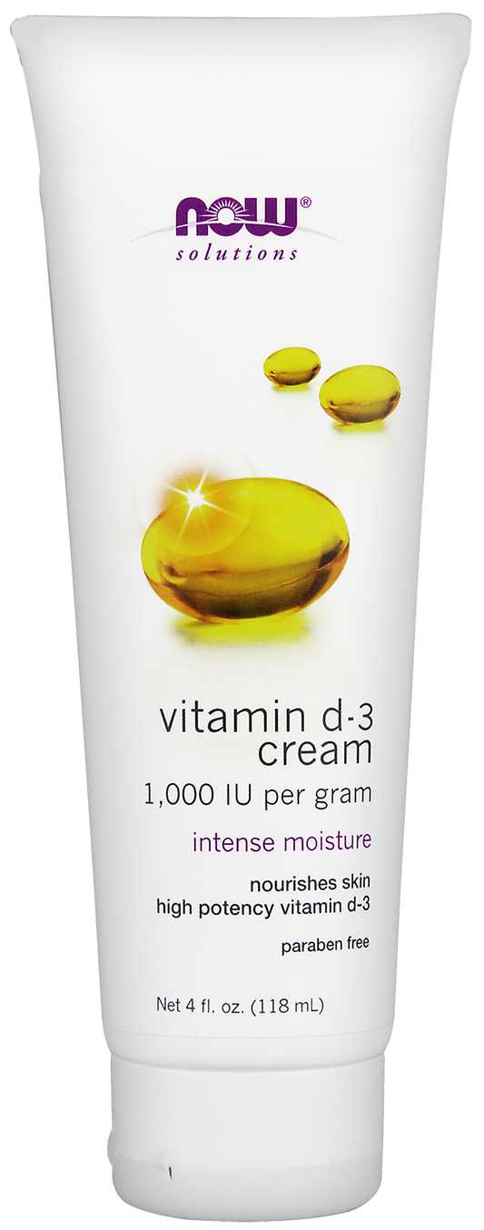 Vitamin D-3 Cream 1,000 IU Per Gram Intense Moisture 4 fl oz